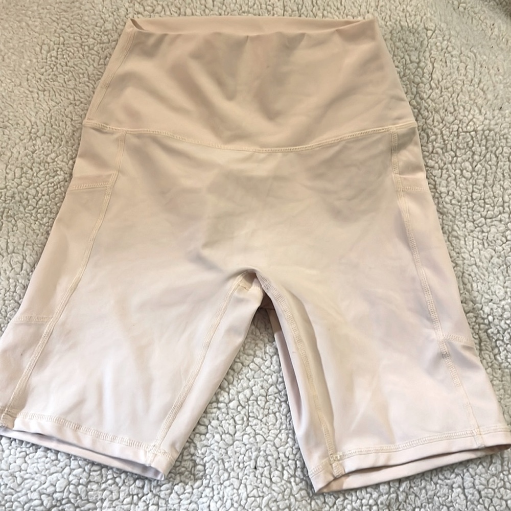 Cream color biker shorts brand spankin new